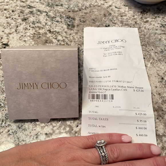 Authentic Jimmy Choo Lana Canyon Pump Sandals size 37 - Picture 3 of 8